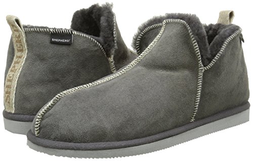 Chaussons montants homme en peau d’agneau fourré laine, Shepherd Andy Slipper